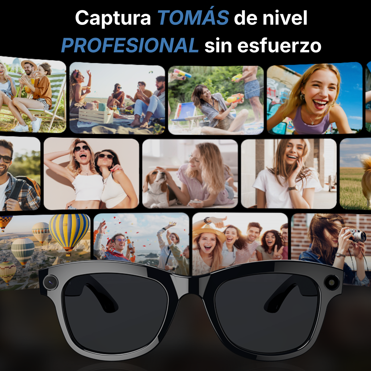 Lentes Inteligentes con Cámara IA